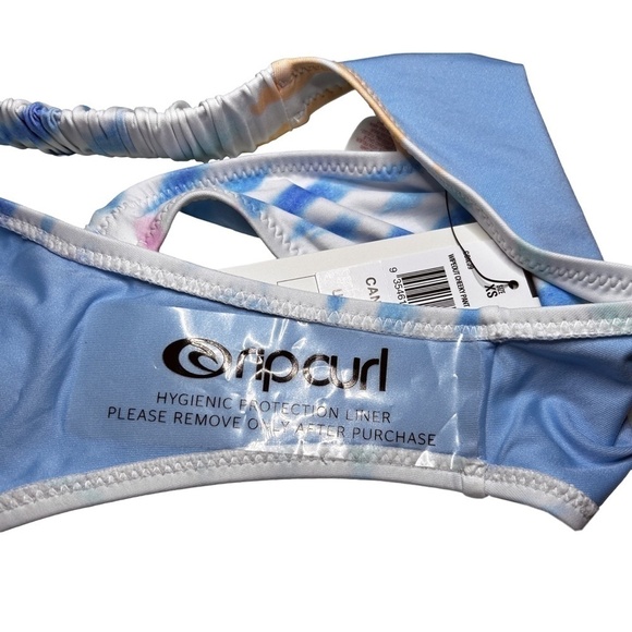 RIP CURL Cheeky Coverage Wipeout Bikini Bottom Swimsuit Short Tie Dye Surf XS-S - Picture 7 of 10